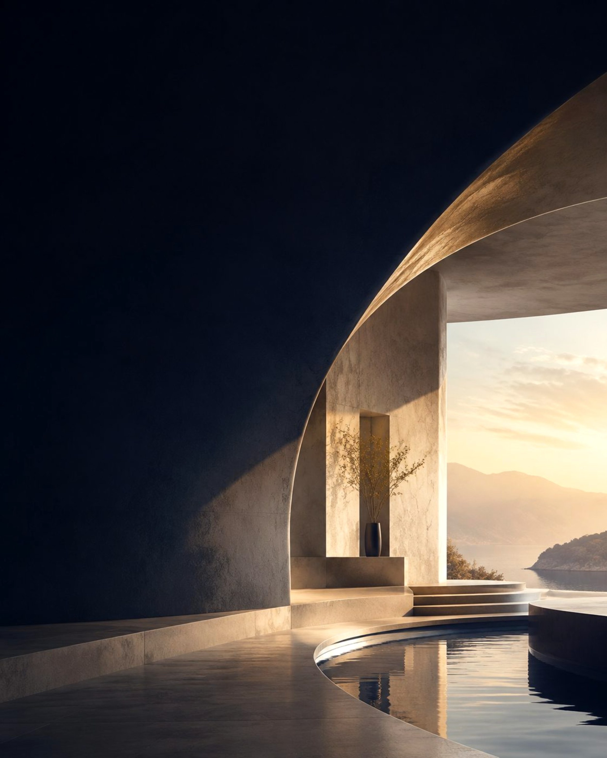 Nature-integrated architecture and hospitality